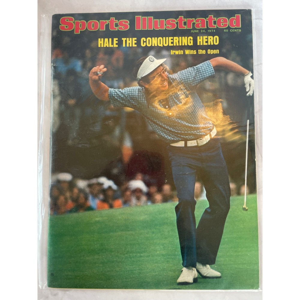 Vintage 1974 Sports Illustrated Hale Irwin US Open‎ Golf Winner June 24 Magazine